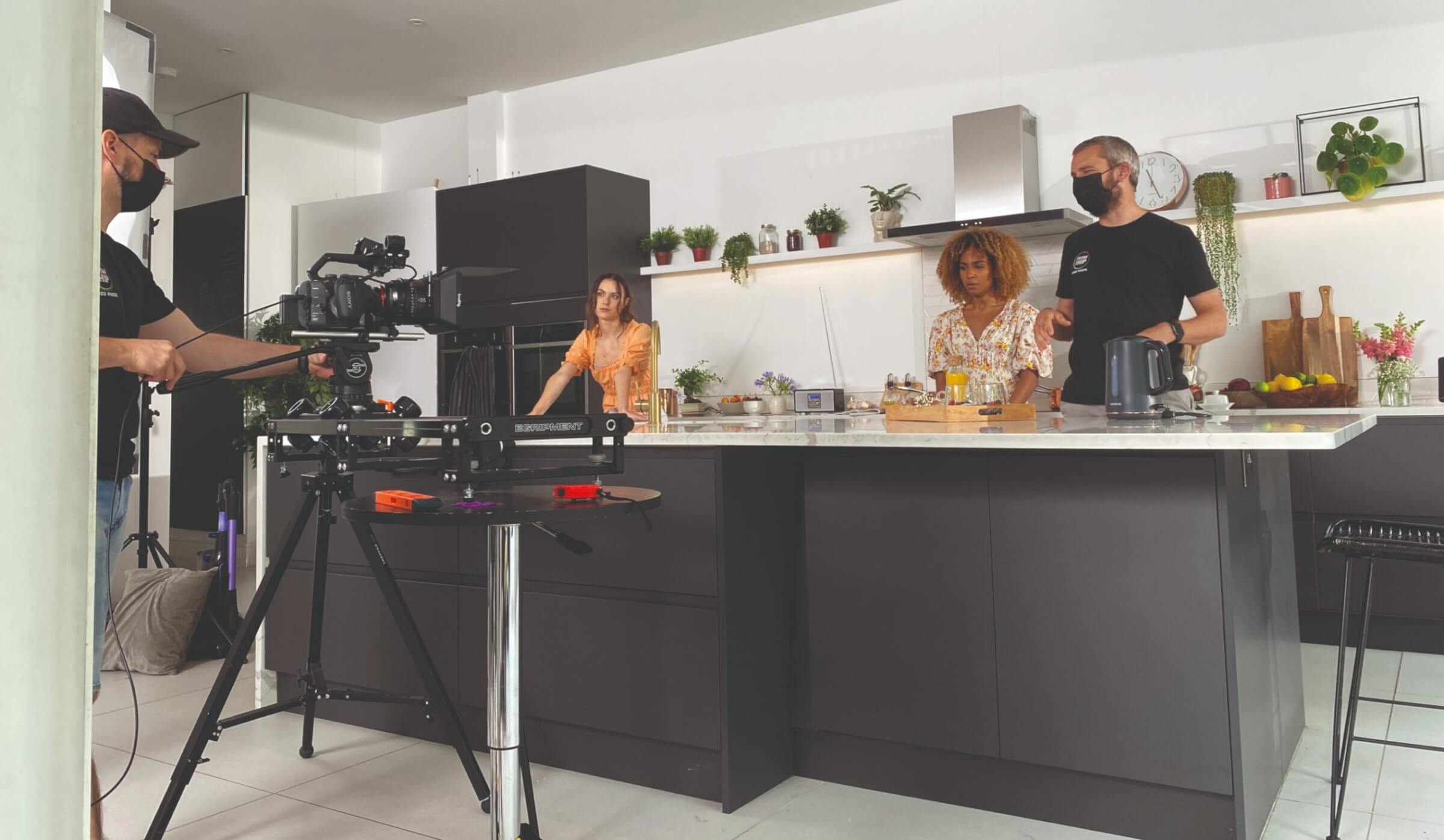 From The Hip team filming for Kenwood