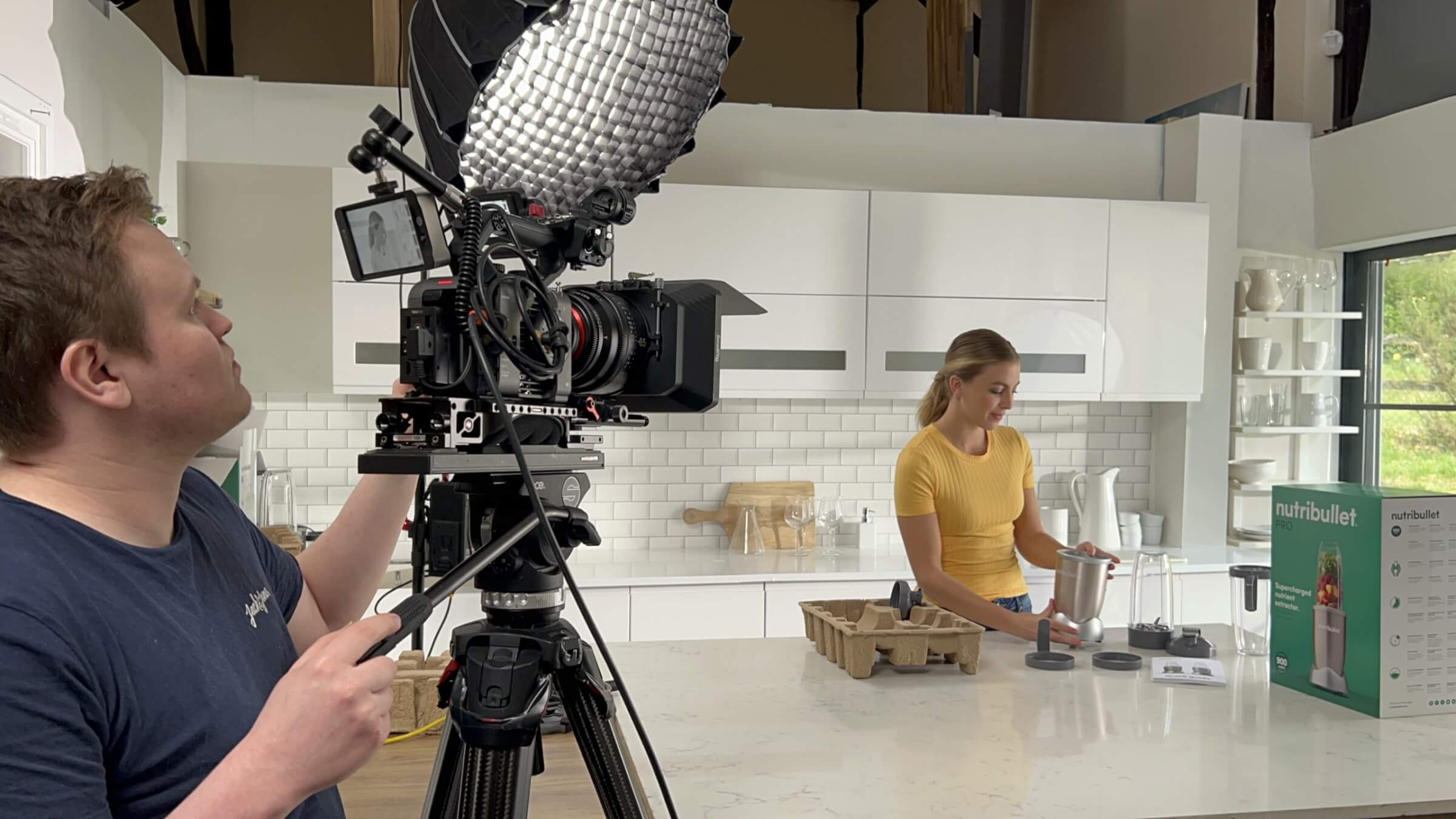 Young Woman Unboxing NutriBullet