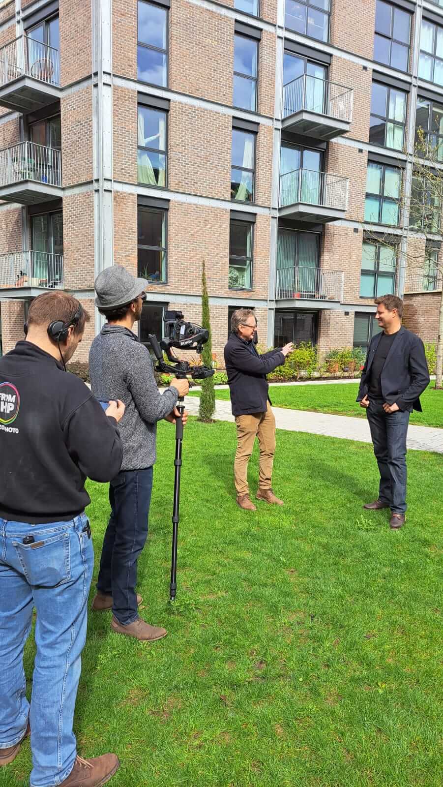 Man Posing for Interview