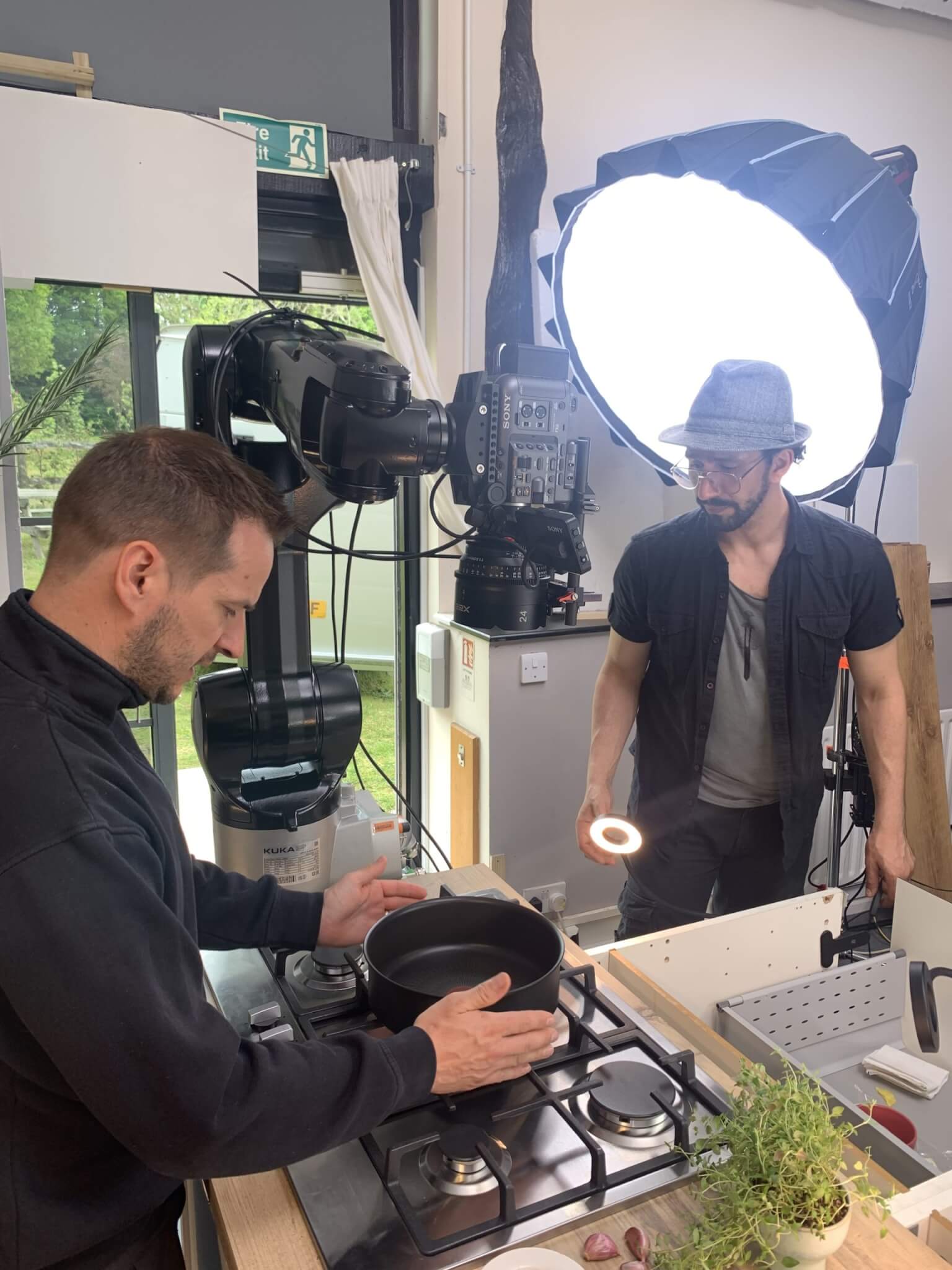 Filming on Tefal Cooking Set