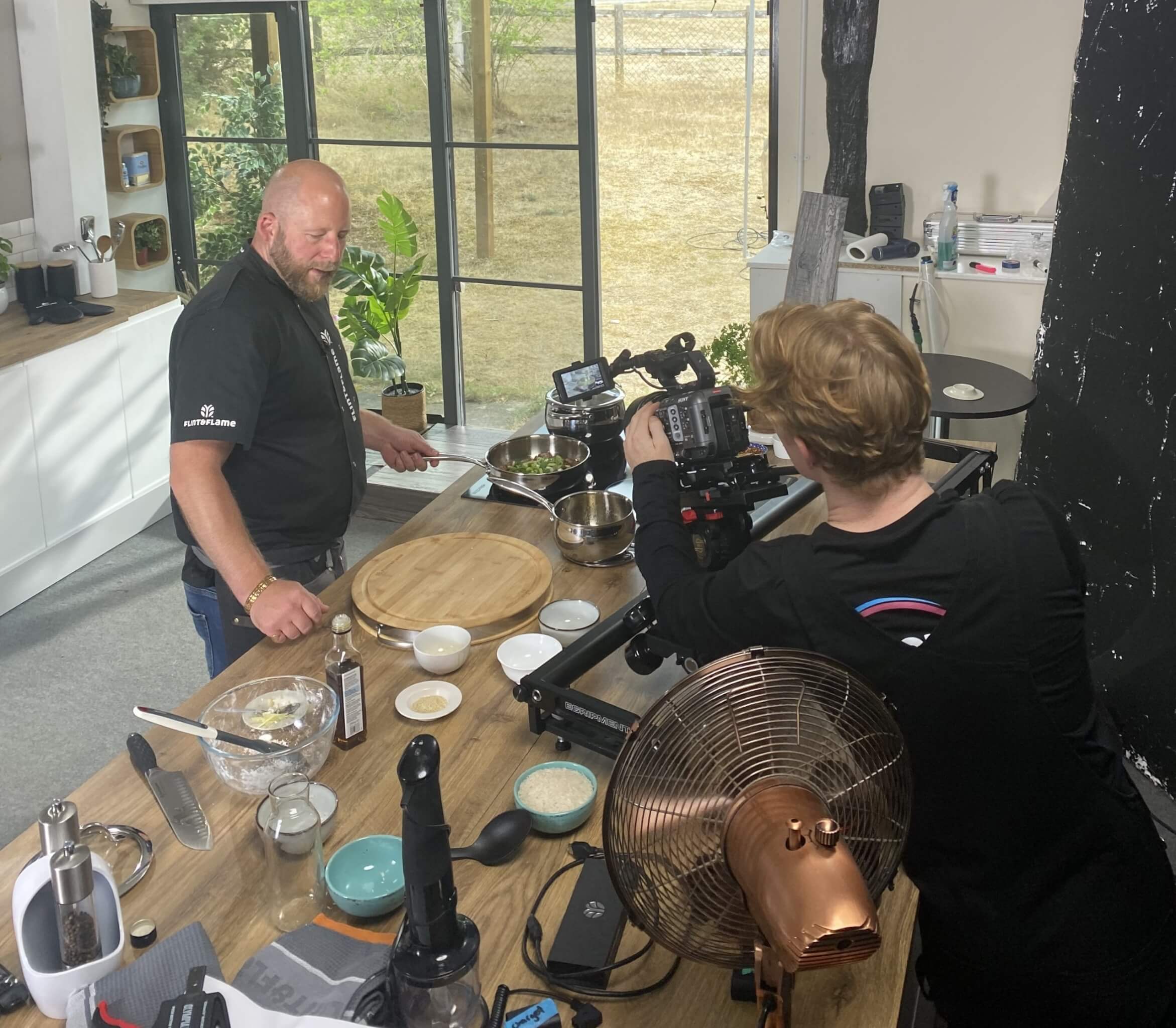 FTH Filming with Flint and Flame