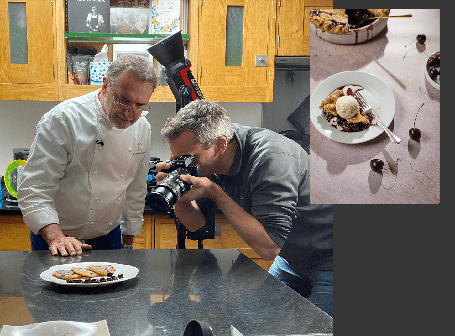 Taking Picture of Chef Cooked Food